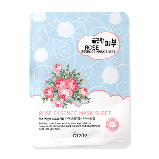 Esfolio Pure Skin Rose Essence Mask Sheet 25ml