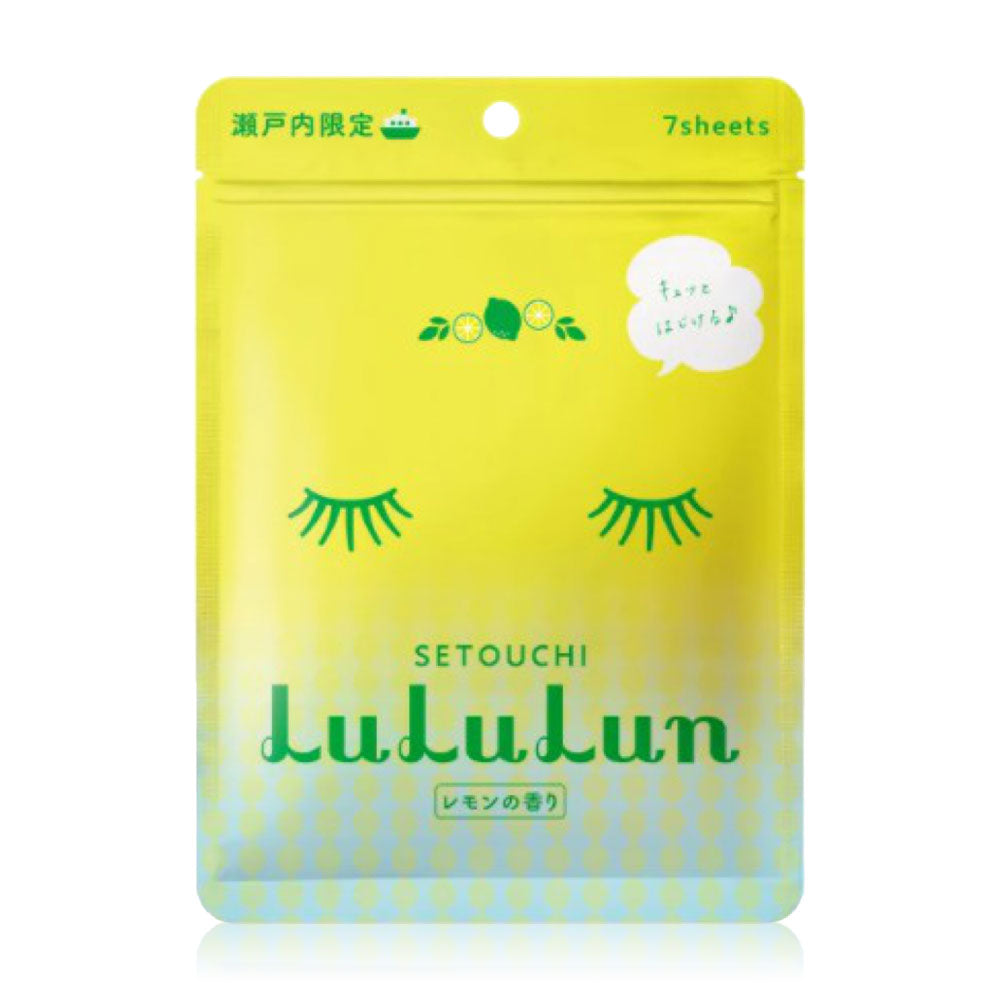 LuLuLun Premium Setouchi Lemon Face Mask 108ml (Pack of 7)