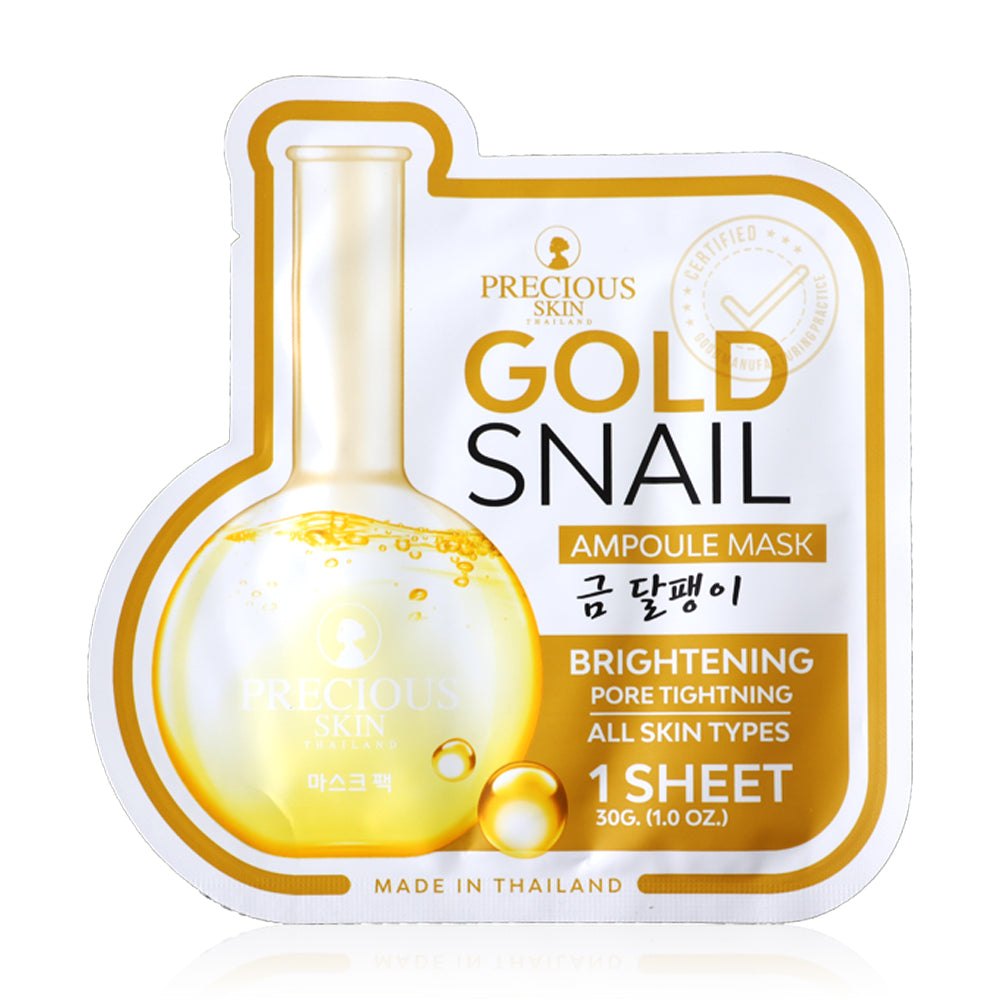Precious Skin Thailand Gold Snail Ampoule Mask 30g