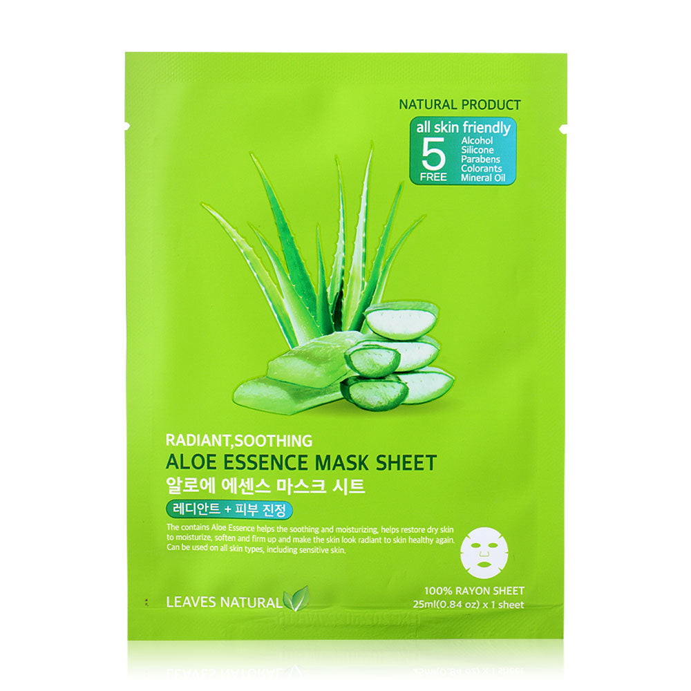 Leaves Natural Aloe Essence Mask Sheet 25ml