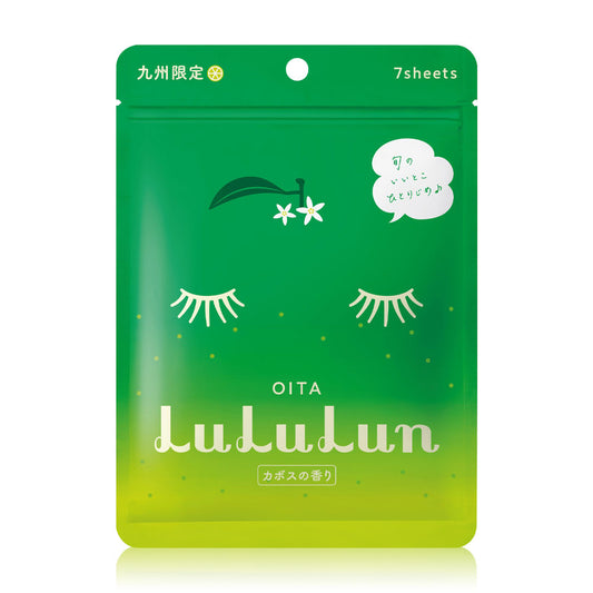 LuLuLun Premium Oita Lime Face Mask 108ml (Pack of 7)