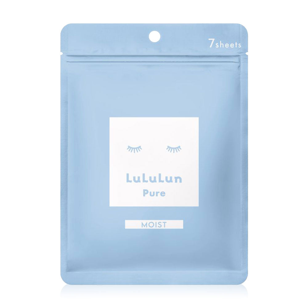 LuLuLun Pure Moist Face Mask 113ml (Pack of 7)