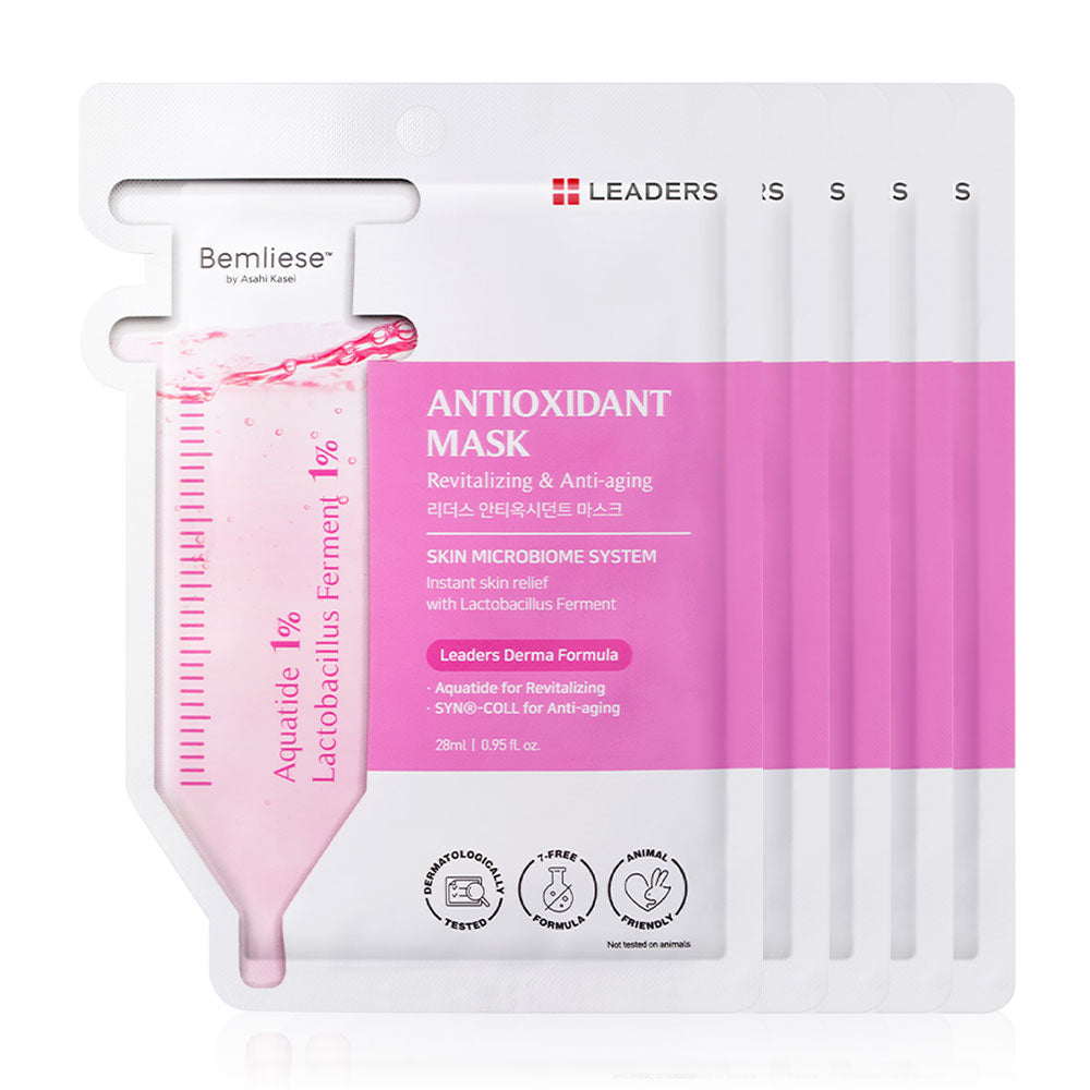 Leaders Antioxidant Mask [28ml (Pack of 5)