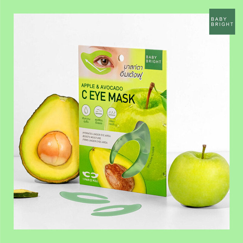 Baby Bright Apple & Avocado C Eye Mask 7g (Pack of 2)