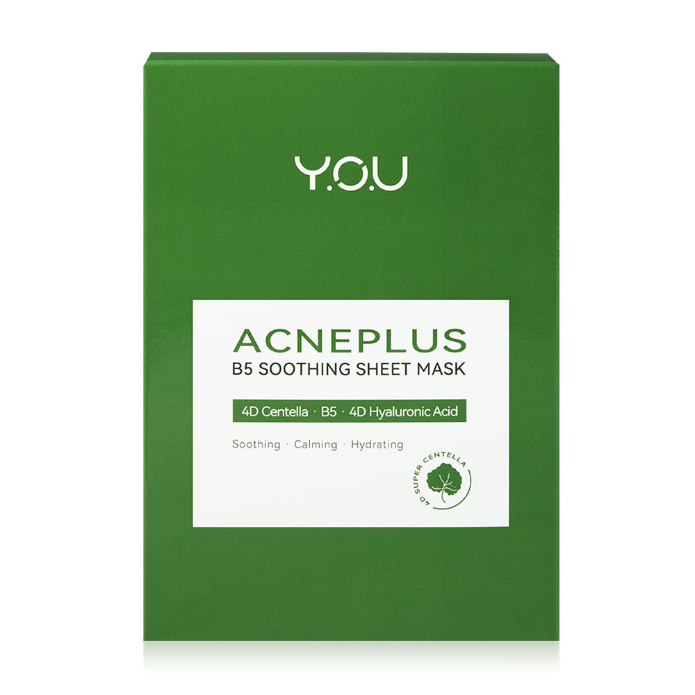 YOU BEAUTY Y.O.U AcnePlus B5 Soothing Sheet Mask 5pcs