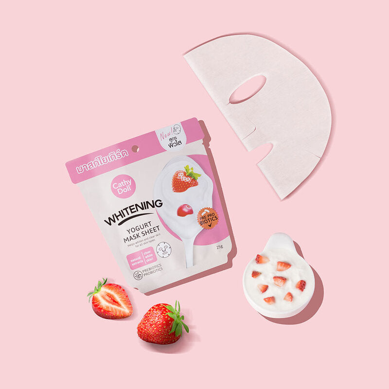 CATHY DOLL Whitening Yogurt Mask Sheet (F)