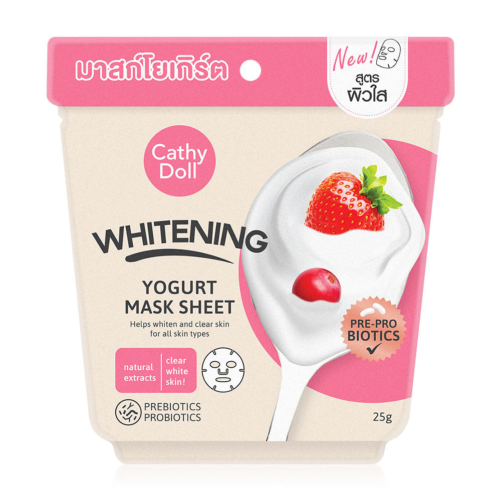 CATHY DOLL Whitening Yogurt Mask Sheet (F)