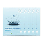 Leaves Natural Hyaluron Serum Mask [25ml (Pack of 5)
