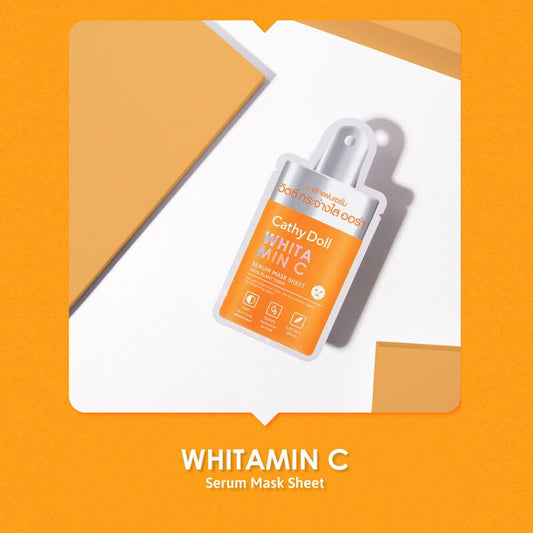 CATHY DOLL Whitamin C Serum Mask Sheet