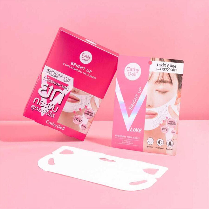 CATHY DOLL Bright Up V Line Hydrogel Mask Sheet