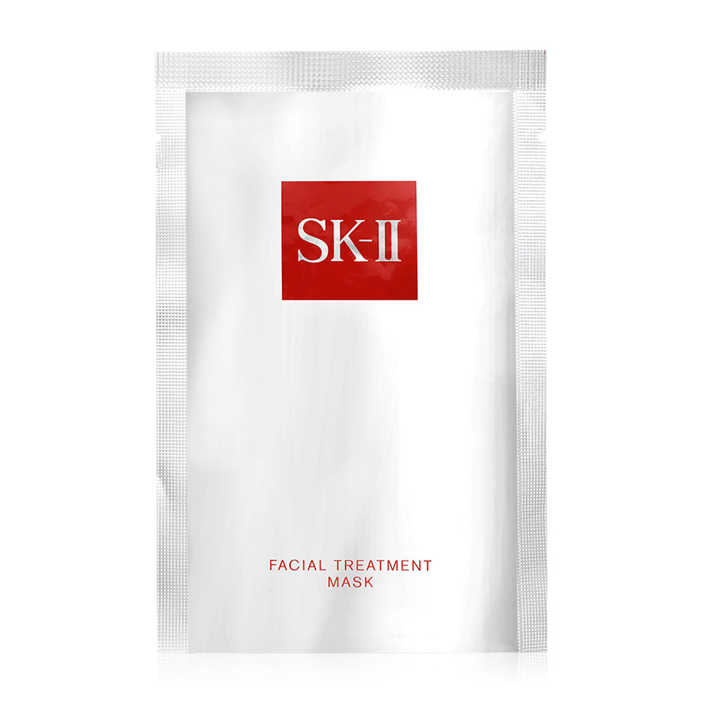 SK-II Facial Treatment Mask 1pc, concentrated treatment formula mask sheet Nourishes the skin with ingredients from Pitera to help balance the skin. Ready to exfoliate skin cells for you to feel smooth and soft skin. Moisturizes and looks brighter