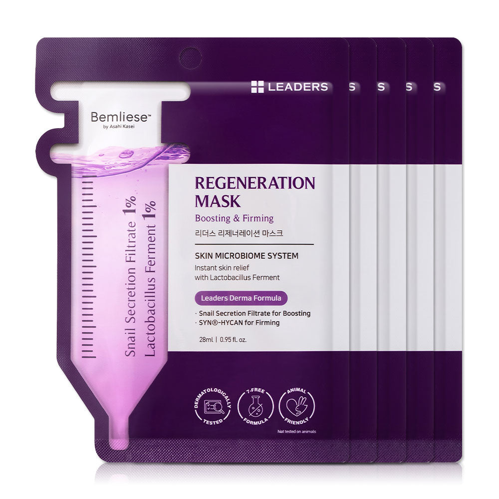 Leaders Regeneration Mask [28ml (Pack of 5)