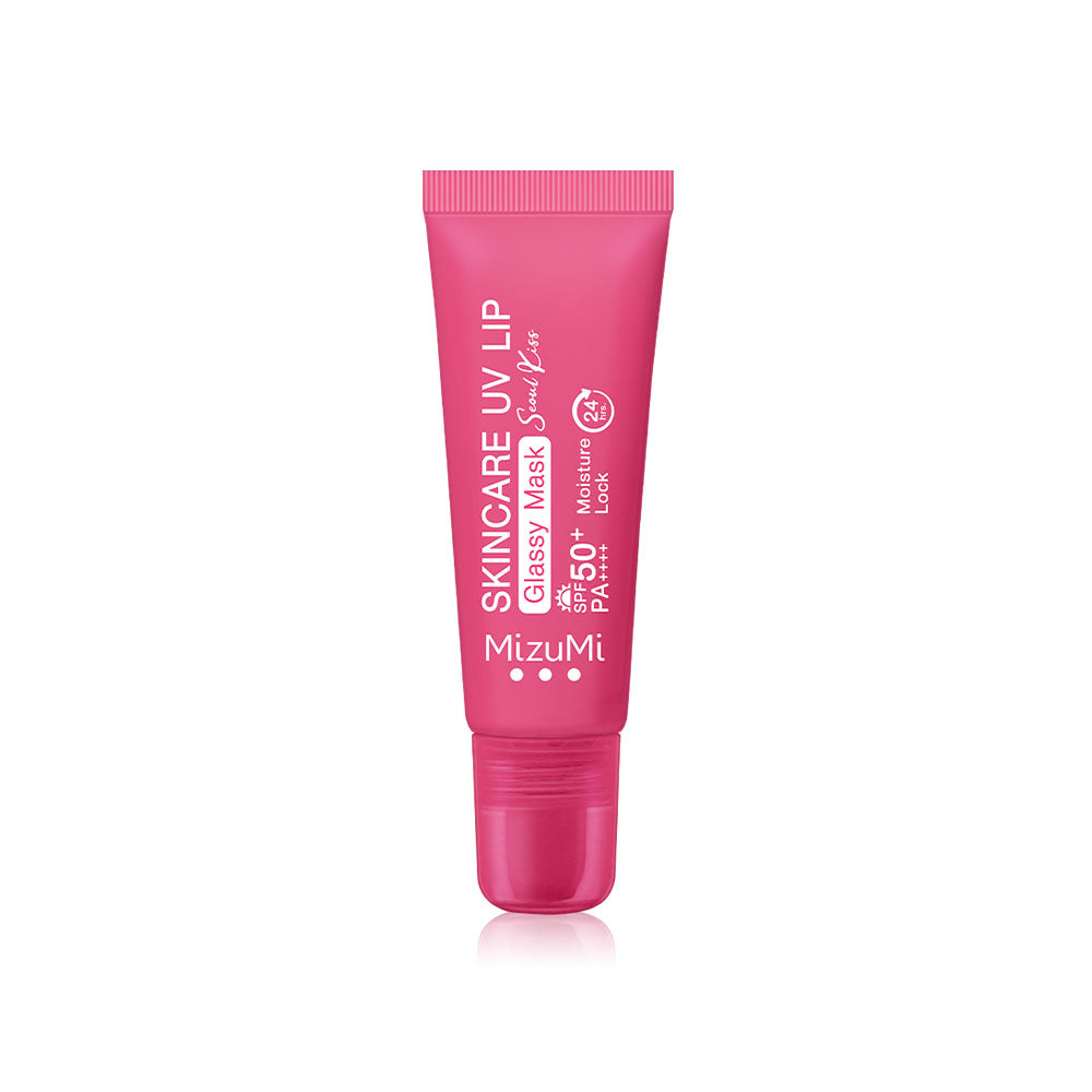 MizuMi Skincare UV Lip Glassy Mask 8ml #Seoul Kiss Pink