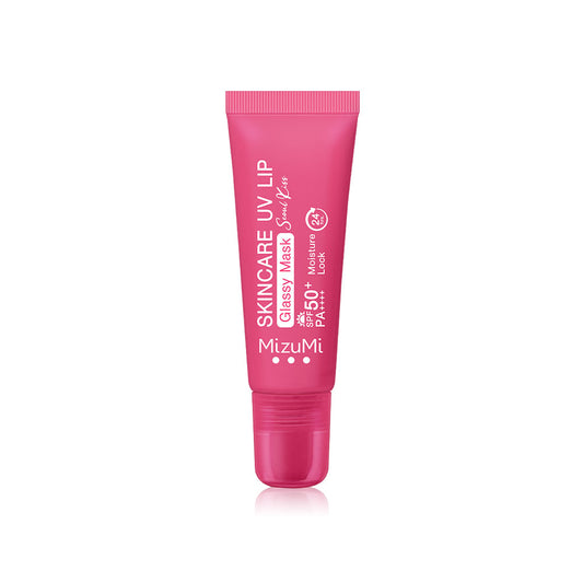 MizuMi Skincare UV Lip Glassy Mask 8ml #Seoul Kiss Pink
