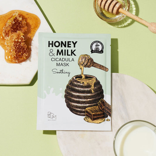 BOM Honey And Milk Cicadula Mask Soothing 25g.