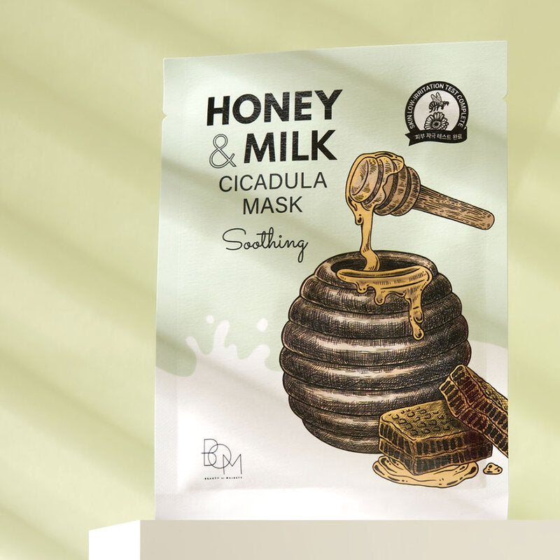 BOM Honey And Milk Cicadula Mask Soothing 25g.