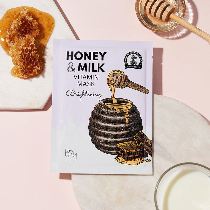 BOM Honey And Milk Vitamin Mask - Brightening 25g