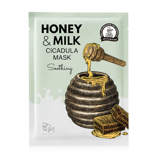 BOM Honey And Milk Cicadula Mask Soothing 25g.