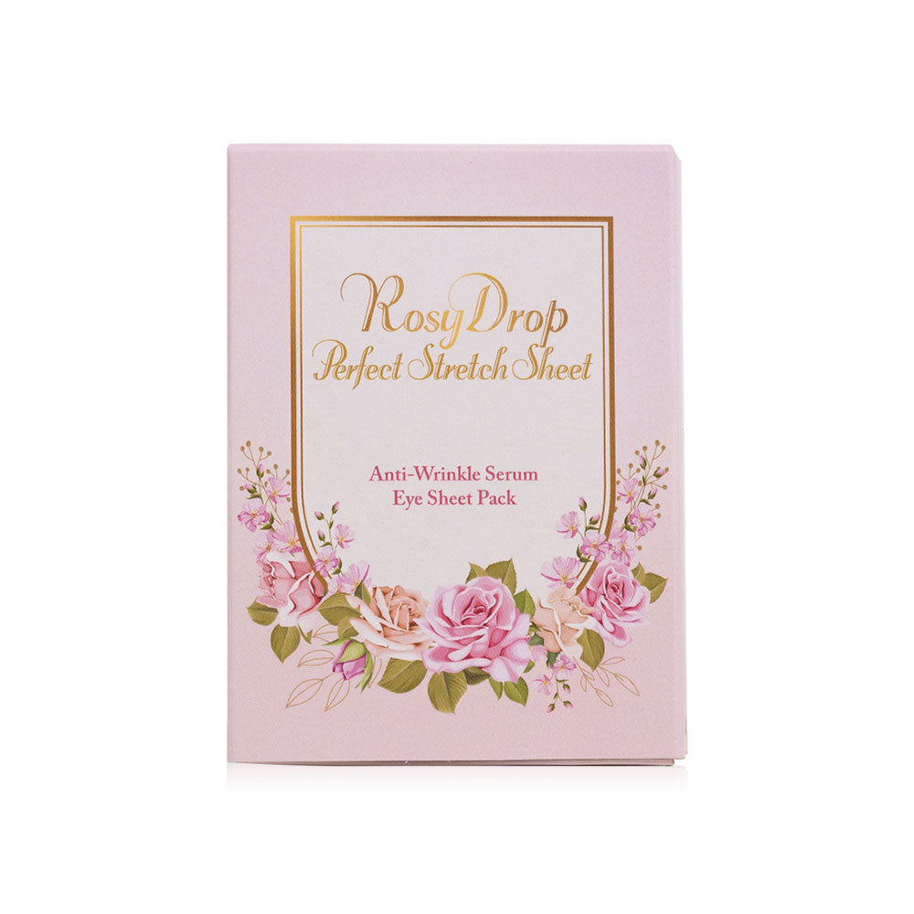 Rosy Drop Perfect Stretch Sheet The Sheet Pack For Intensive Wrinkle Care 5 Sachets Rosy Drop facial mask sheet helps reduce deep wrinkles to look shallower, pores look tighter, combined with anti-aging ingredients to make skin moist and look full.