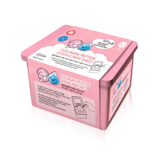 Esfolio Pure Skin Collagen Hyaluronic Acid Essence Mask Sheet [400ml (Pack of 30)