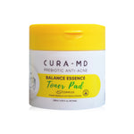 Cura-MD Prebiotic Balance Essence Toner Pad 200ml (Pack of 65)