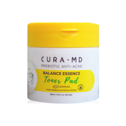 Cura-MD Prebiotic Balance Essence Toner Pad 200ml (Pack of 65)