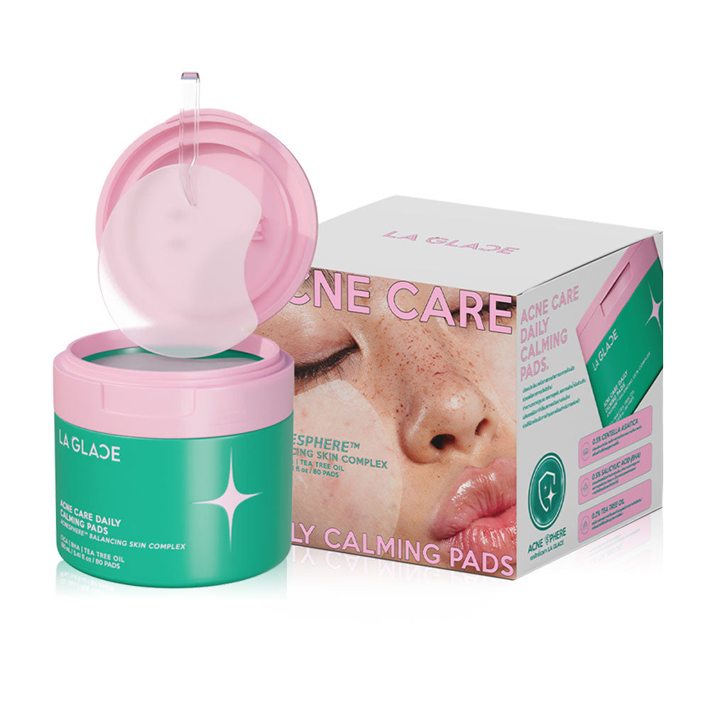 LA GLACE Acne Care Daily Calming Pads 160ml (Pack of 80)