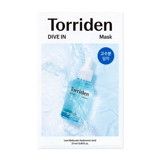 Torriden Dive In Low Molecule Hyaluronic Acid Mask Sheet 27ml