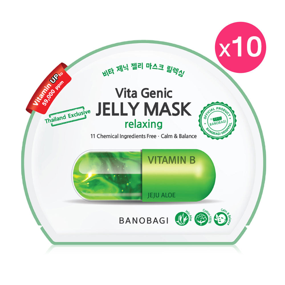 BANOBAGI Vita Genic Jelly Mask Relaxing [30ml (Pack of 10)