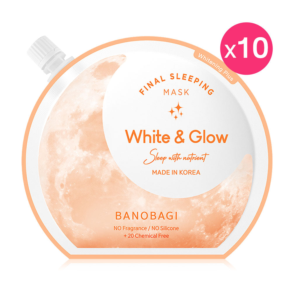 BANOBAGI Final Sleeping Mask White & Glow [23ml (Pack of 10)