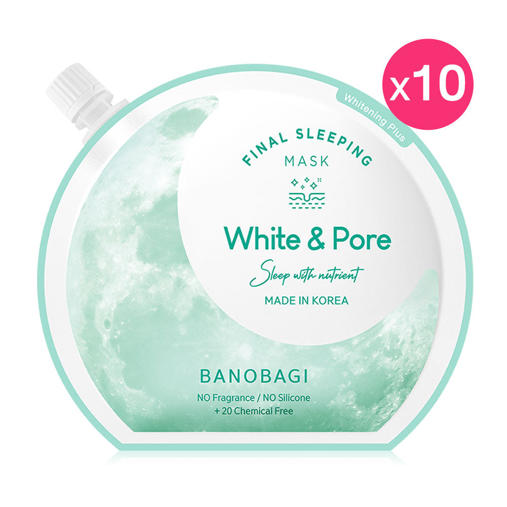 BANOBAGI Final Sleeping Mask White & Pore [23ml (Pack of 10)