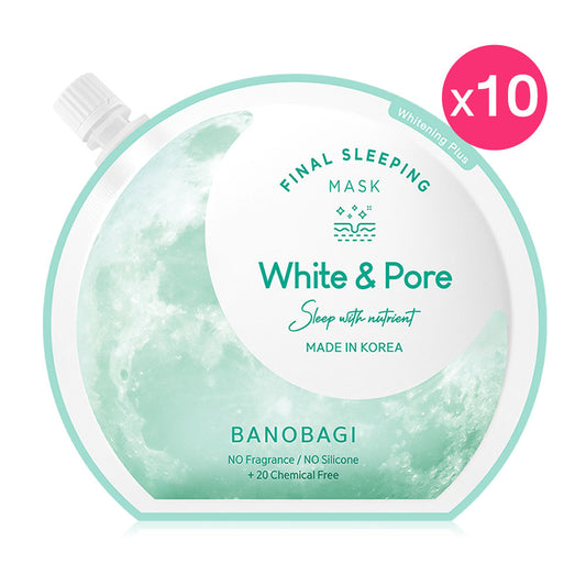 BANOBAGI Final Sleeping Mask White & Pore [23ml (Pack of 10)
