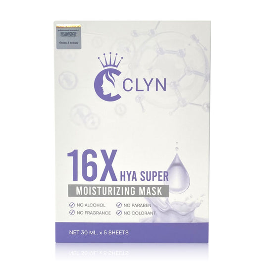 CLYN 16X Hya Super Moisturizing Mask [30ml (Pack of 5)