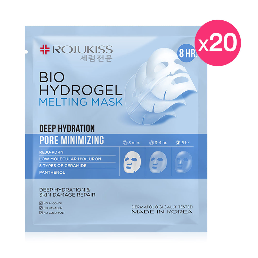 Rojukiss Bio Hydrogel Melting Mask Deep Hydration 34g (Pack of 20)