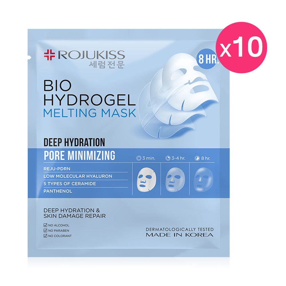Rojukiss Bio Hydrogel Melting Mask Deep Hydration 34g (Pack of 10)