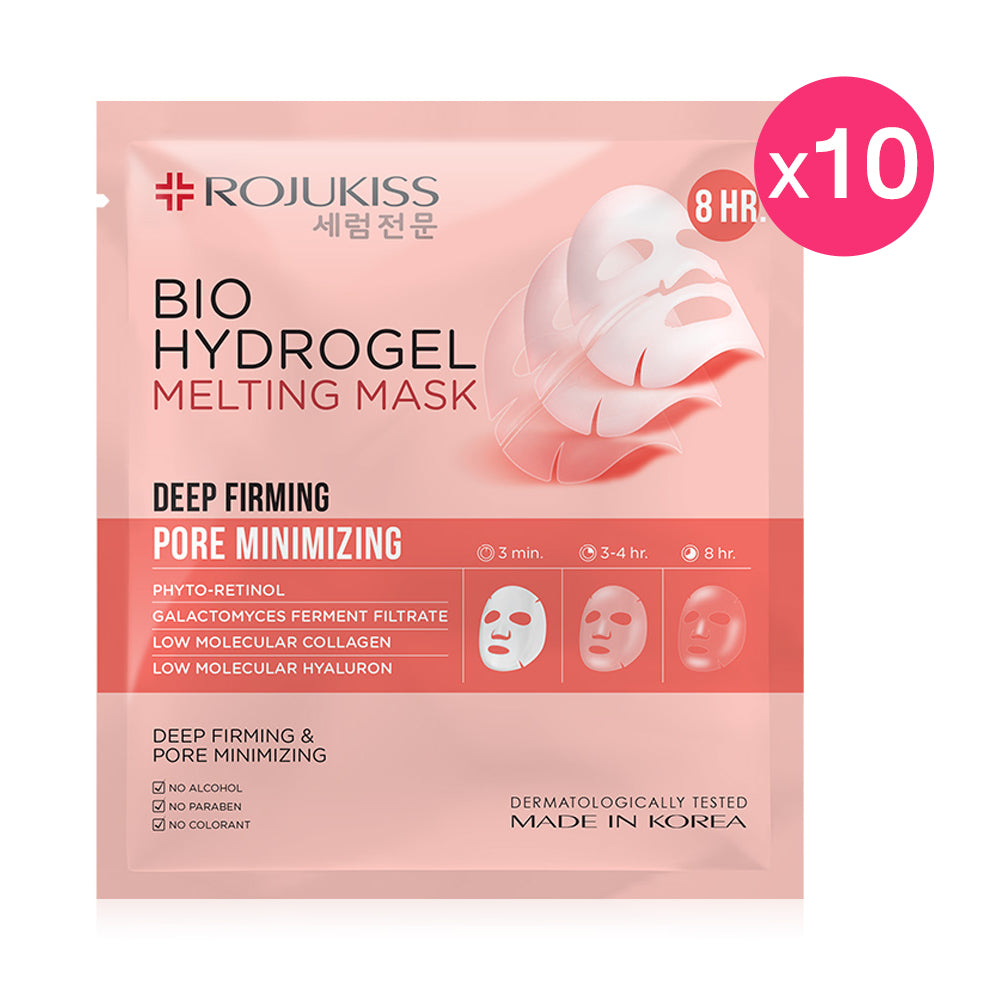 Rojukiss Bio Hydrogel Melting Mask Deep Firming 34g (Pack of 10)