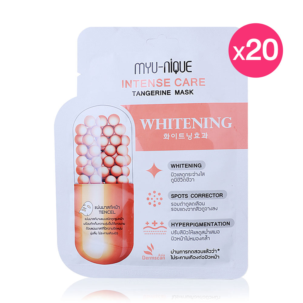 MYU-NIQUE Intense Care Tangerine Mask 25g (Pack of 20)