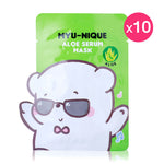 MYU-NIQUE Aloe Serum Mask 25g (Pack of 10)