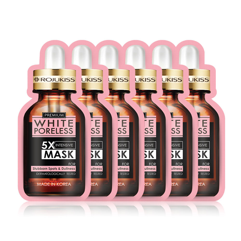Rojukiss White Poreless 5X Intensive Mask 25ml (Pack of 6)