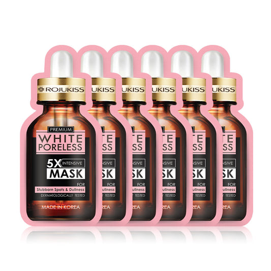 Rojukiss White Poreless 5X Intensive Mask 25ml (Pack of 6)