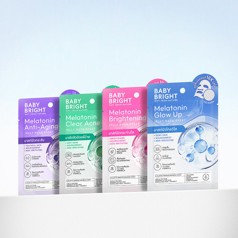 Baby Bright Jelly Mask Sheet Melatonin Anti-Aging 1'S