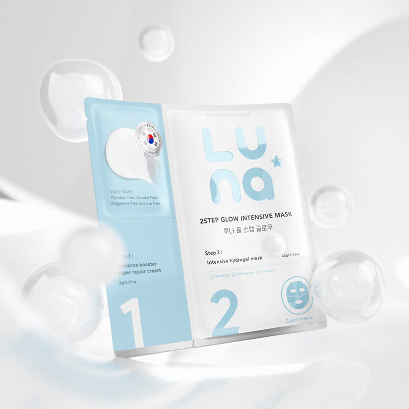 LUNA 2Step Glow Intensive Mask 33g (Pack of 5)