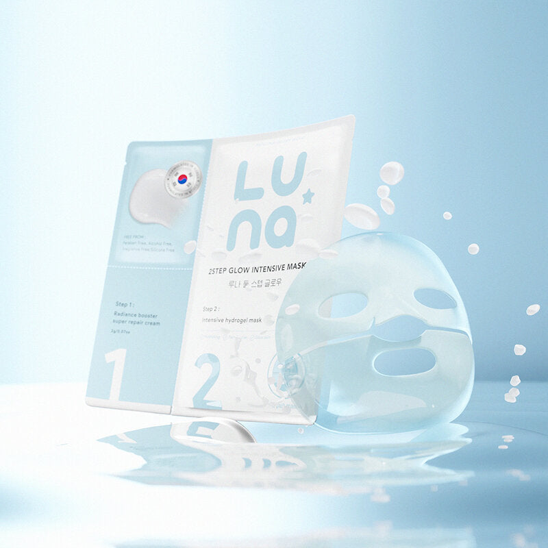 LUNA 2Step Glow Intensive Mask 33g (Pack of 5)