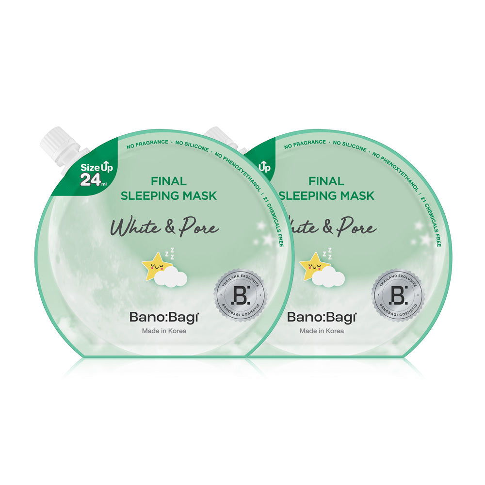BANOBAGI Final Sleeping Mask White & Pore [24ml (Pack of 2)