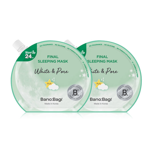BANOBAGI Final Sleeping Mask White & Pore [24ml (Pack of 2)