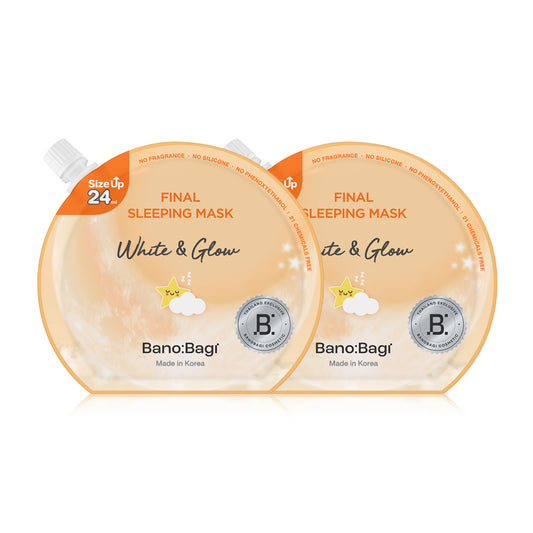 BANOBAGI Final Sleeping Mask White & Glow [24ml (Pack of 2)