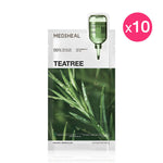 Mediheal Teatree Essential Mask Calming Moisture [24ml (Pack of 10)