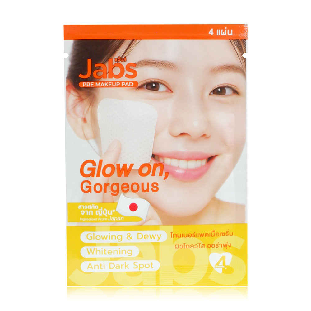 Jabs Daily Toner Pad Glow On Gorgeous [4 Sheets
