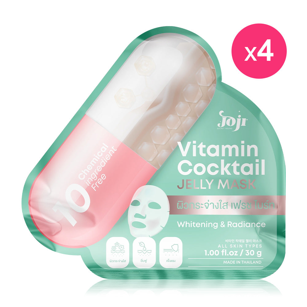 JOJI Secret Young Vitamin Cocktail Jelly Mask [30g (Pack of 4)