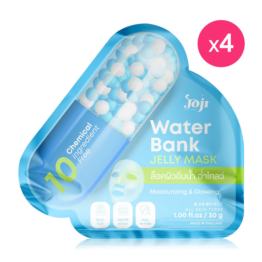 JOJI Secret Young Water Bank Jelly Mask [30g (Pack of 4)